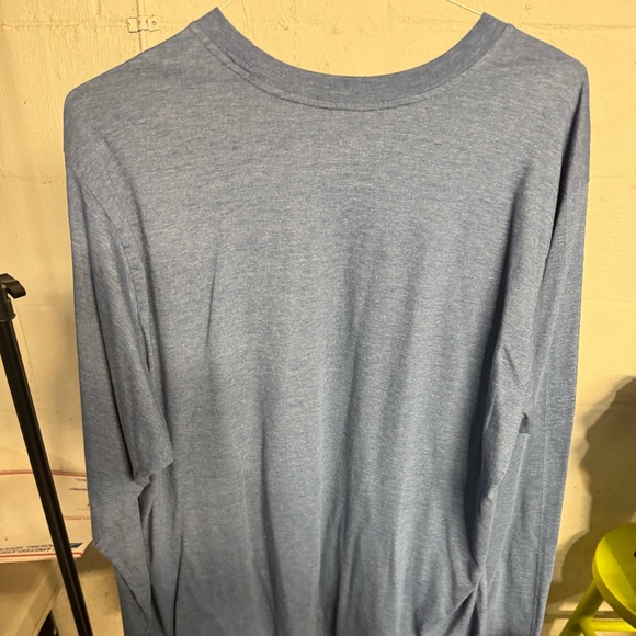 Winston long sleeve T-shirt with INSTINCT words on it.  Blue size XXL - Picture 2 of 3